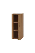 N 3 - 4S kancelářská skříň, 1-dveřová/prosklená, levá, 1100x400x400, ořech světlý